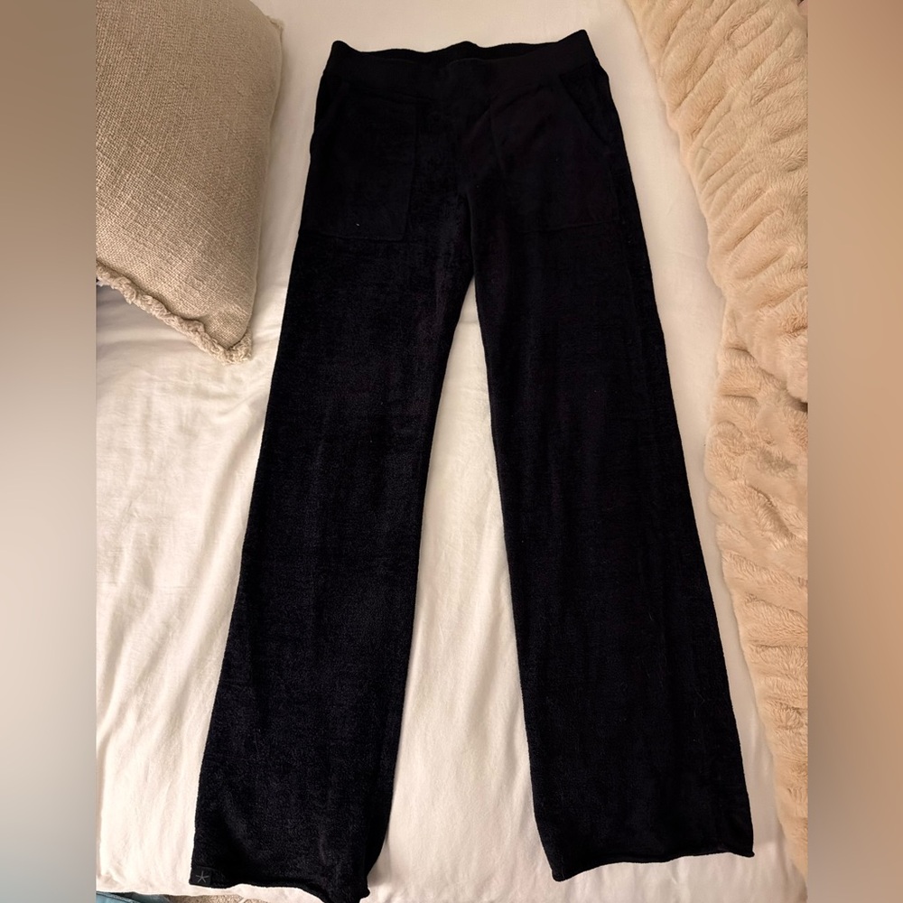 Barefoot Dreams Soft Black Pants